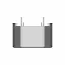 Pz-Dcm2515 Emi Common Mode Choke - Downloadable CAD Representation_90_0_degree_snapshot