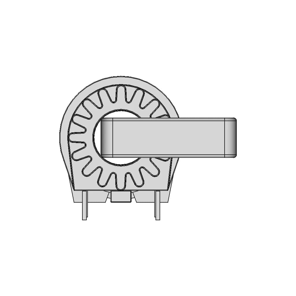 Pz-Ut32H Common Mode Choke/Filter - Downloadable CAD Representation_270_0_degree_snapshot