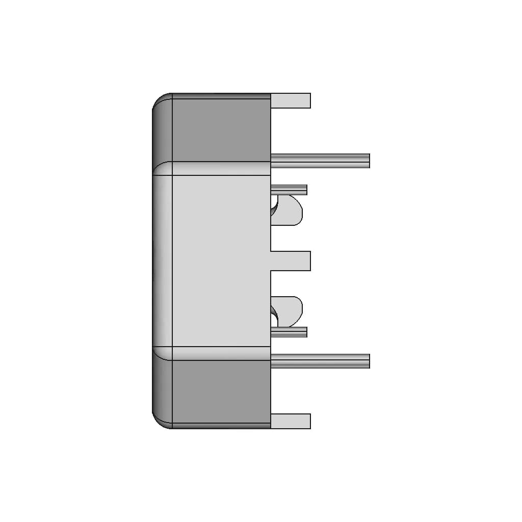 Pz-Dcm1510 Common Mode Choke/Filter - Downloadable CAD Representation_0_270_degree_snapshot