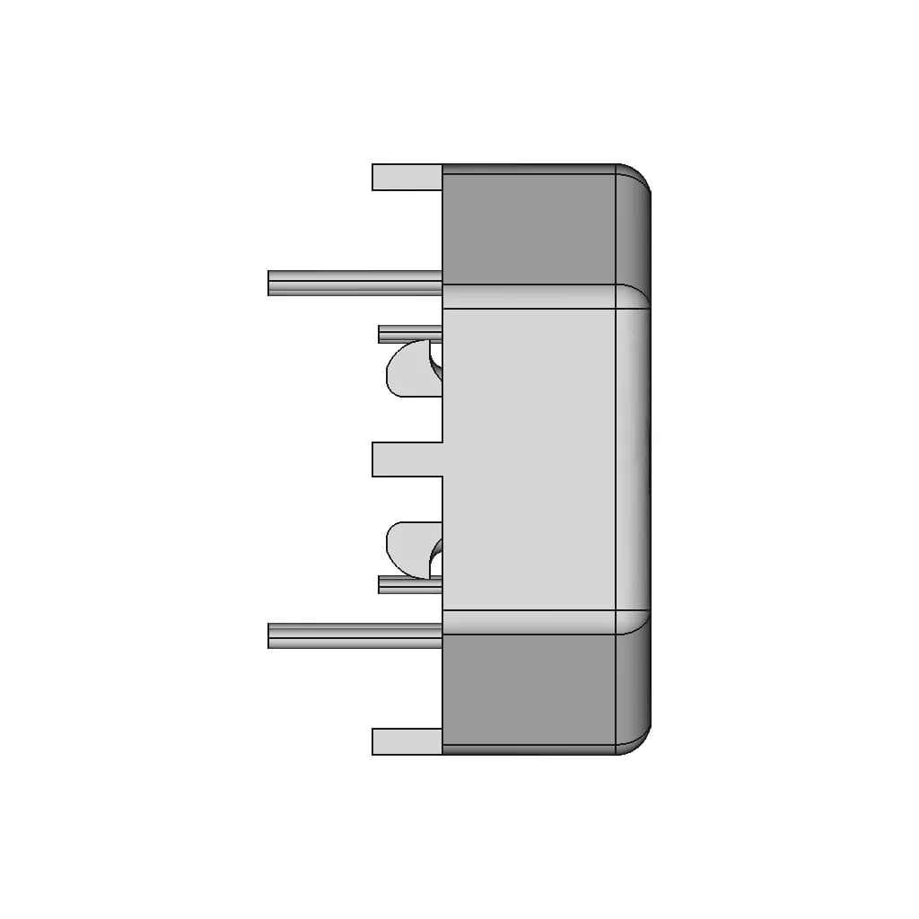 Pz-Dcm1510 Common Mode Choke/Filter - Downloadable CAD Representation_0_90_degree_snapshot