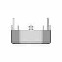 Pz-Dcm1510 Common Mode Choke/Filter - Downloadable CAD Representation_90_0_degree_snapshot