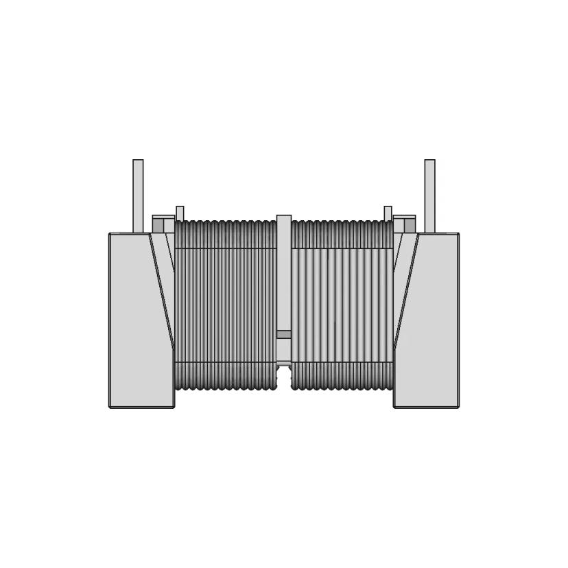 Pz-Dbc2220H Series Square Core Common Mode Chokes - Downloadable CAD Representation