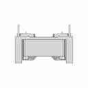 Pz-Dbc2220H Series Square Core Common Mode Chokes - Downloadable CAD Representation_0_270_degree_snapshot
