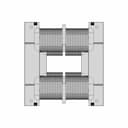 Pz-Dbc2220H Series Square Core Common Mode Chokes - Downloadable CAD Representation_270_0_degree_snapshot