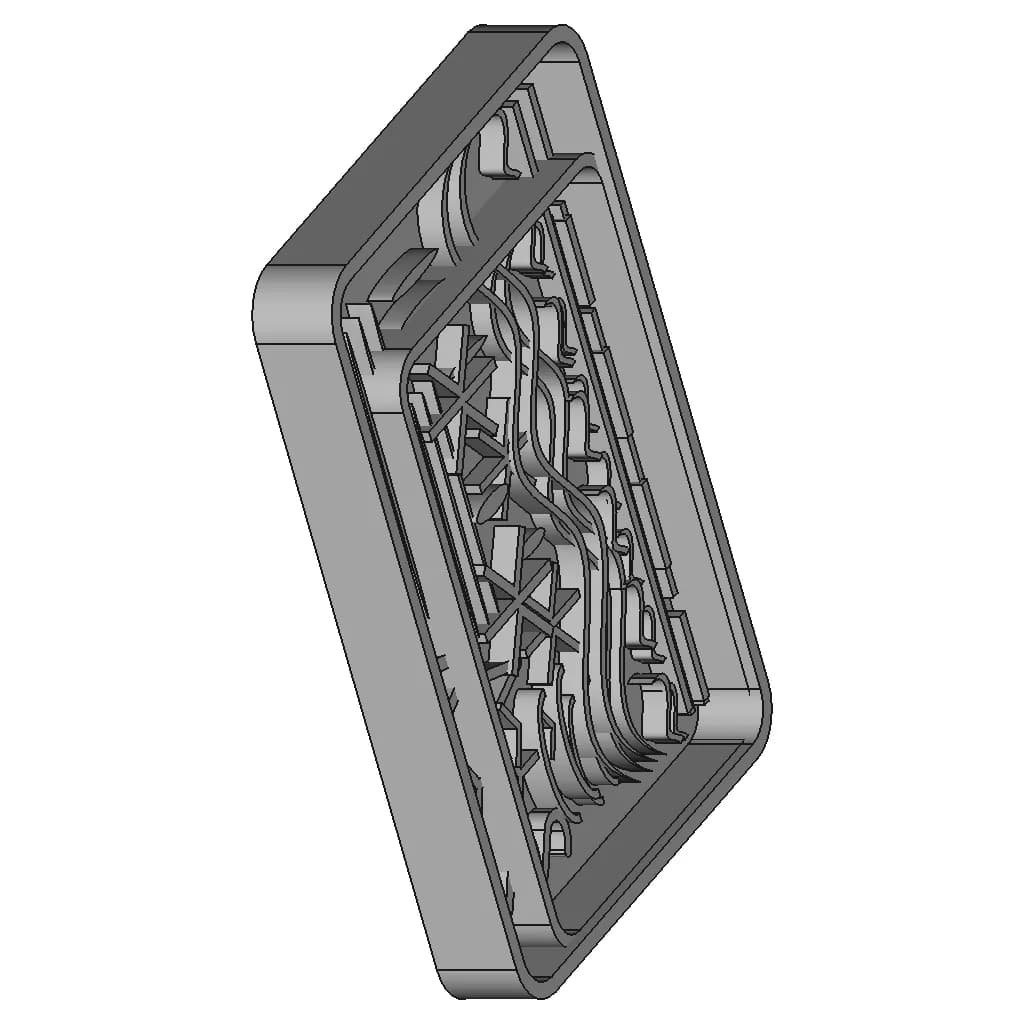 Suture Pad Mold | High-Quality CAD Model_60_30_degree_snapshot