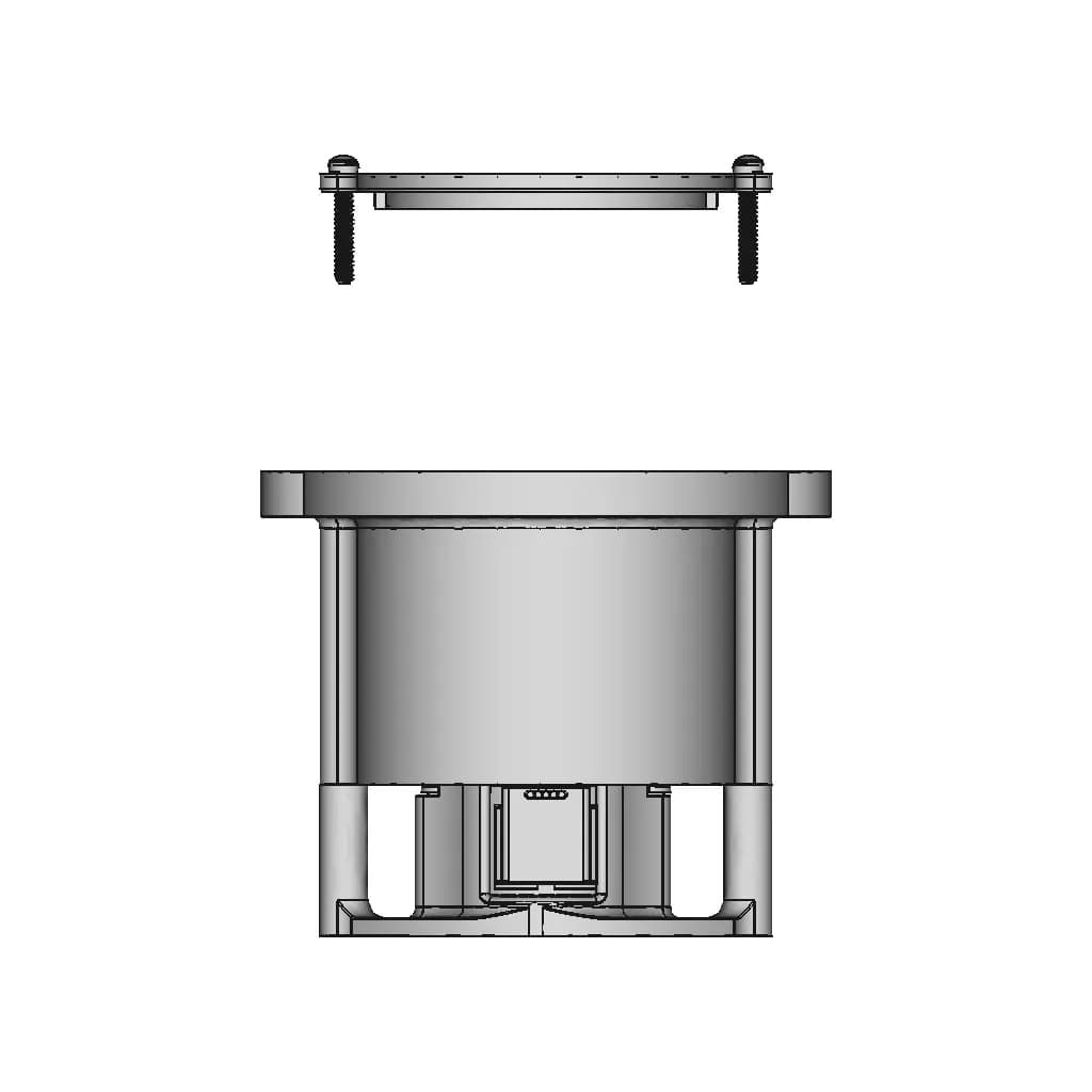 Updated Drug Dispenser And Counter With Mounting Panel | High-Quality CAD Model_90_0_degree_snapshot