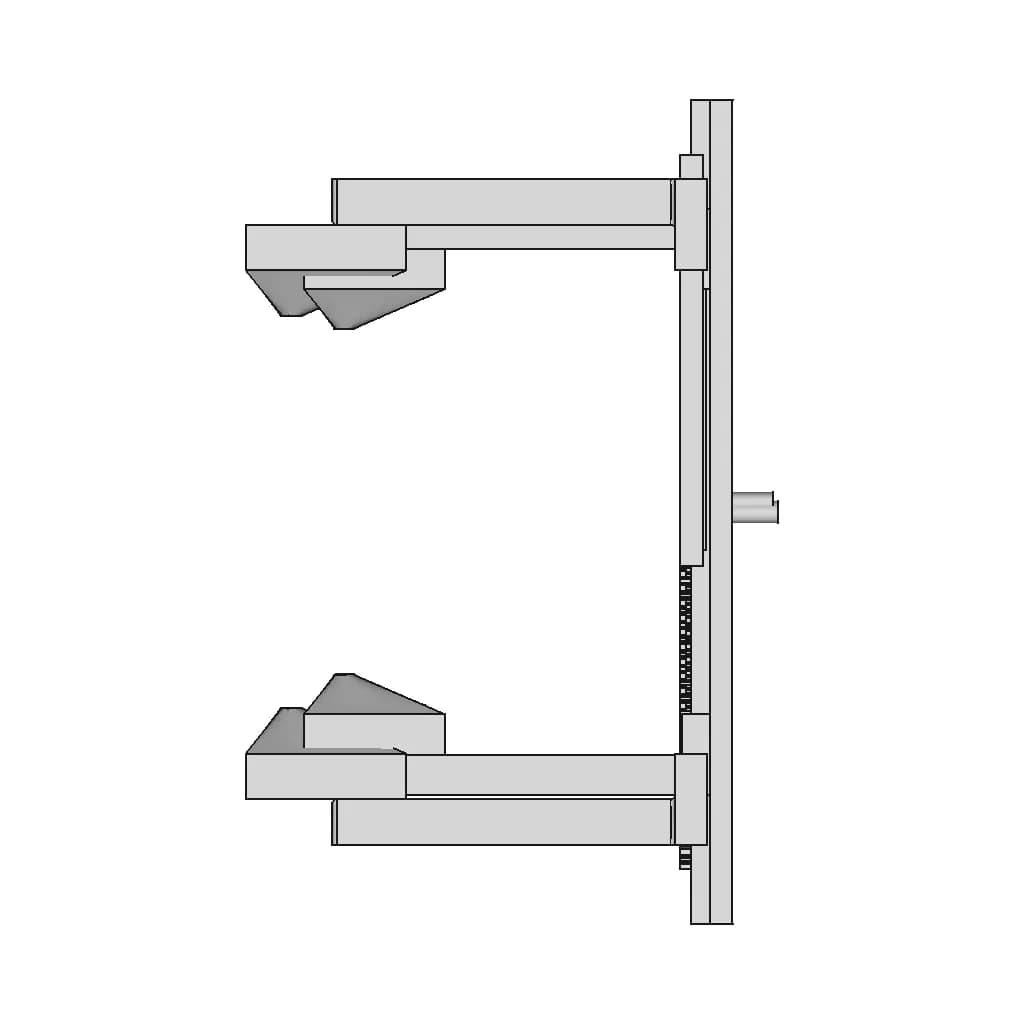 Ventilator Ambu Bag Pusher Props - Downloadable CAD Representation_0_90_degree_snapshot