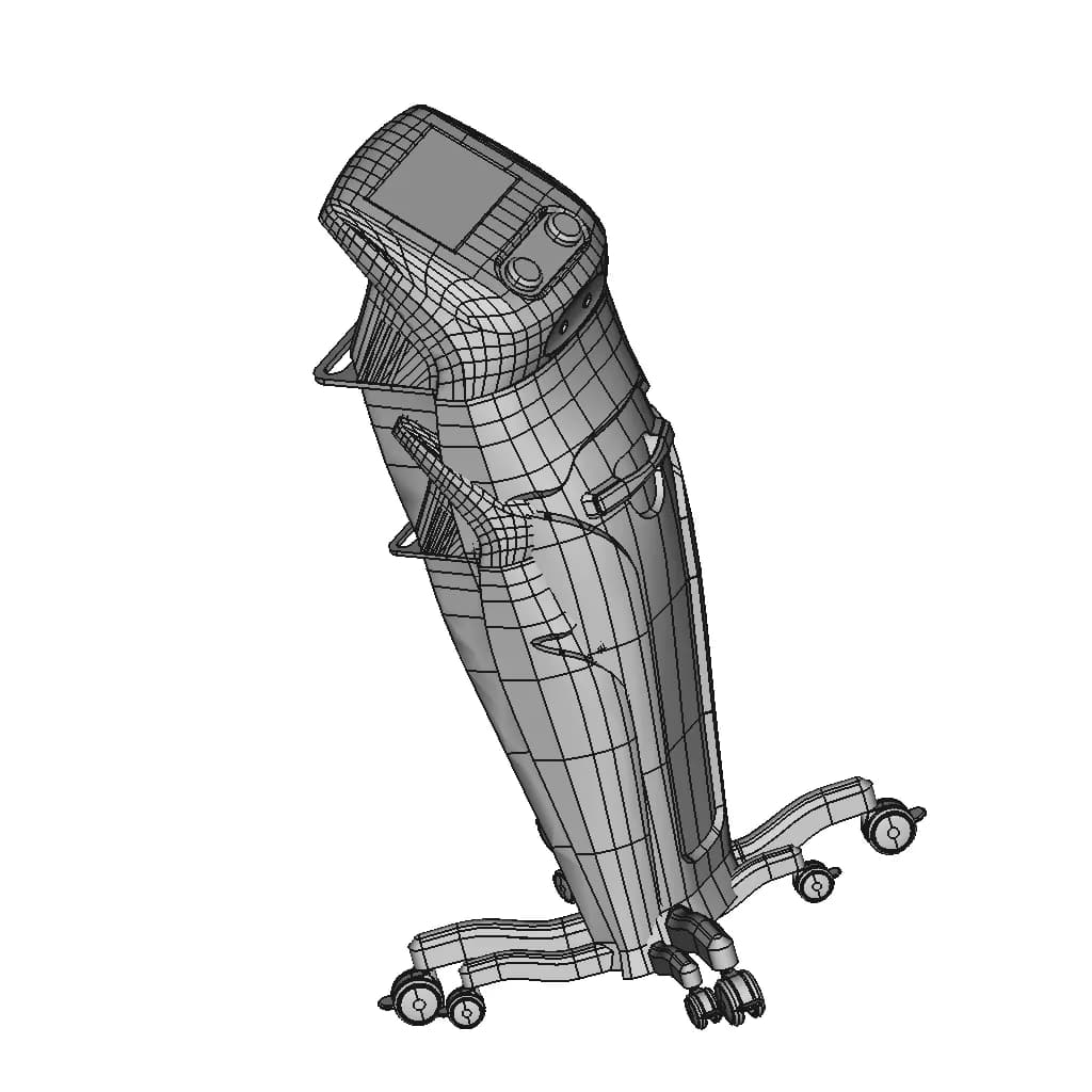 Pegasus (Physiotherapy Equipment) - Downloadable CAD Representation_60_30_degree_snapshot