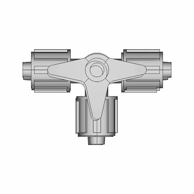 3-Port-Stopcock Valve (For Microfluidics) | 3D Engineering Design File