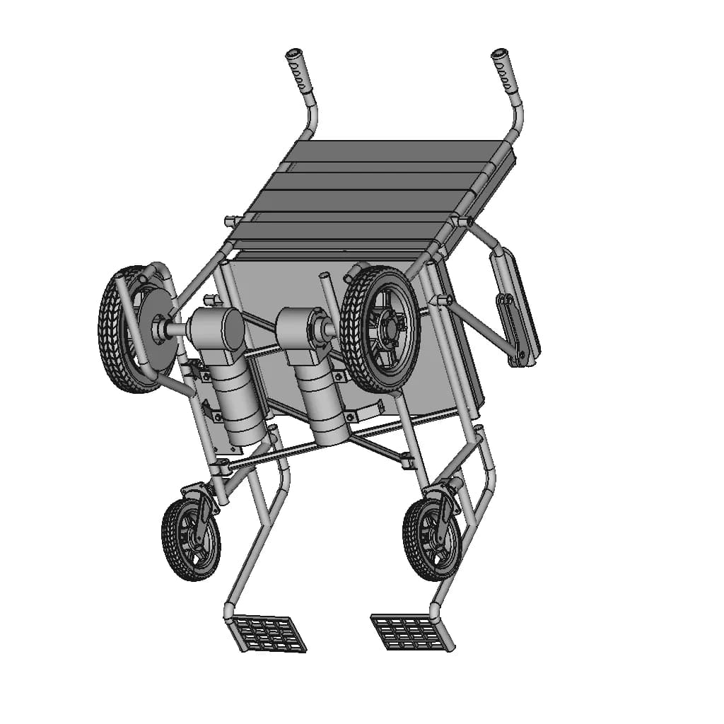 Wheel Chair - Downloadable CAD Representation_60_30_degree_snapshot