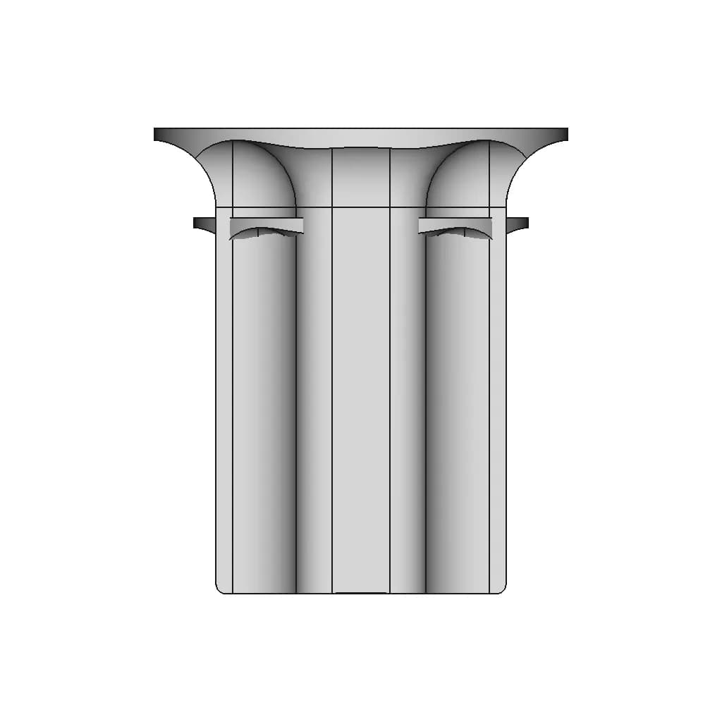 Cap For Combing | 3D Engineering Design File_0_90_degree_snapshot