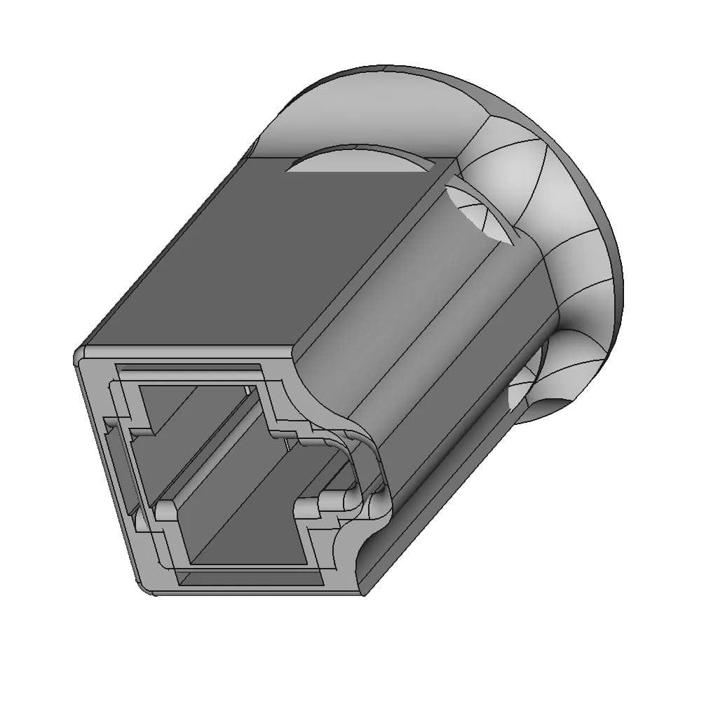 Cap For Combing | 3D Engineering Design File_60_30_degree_snapshot