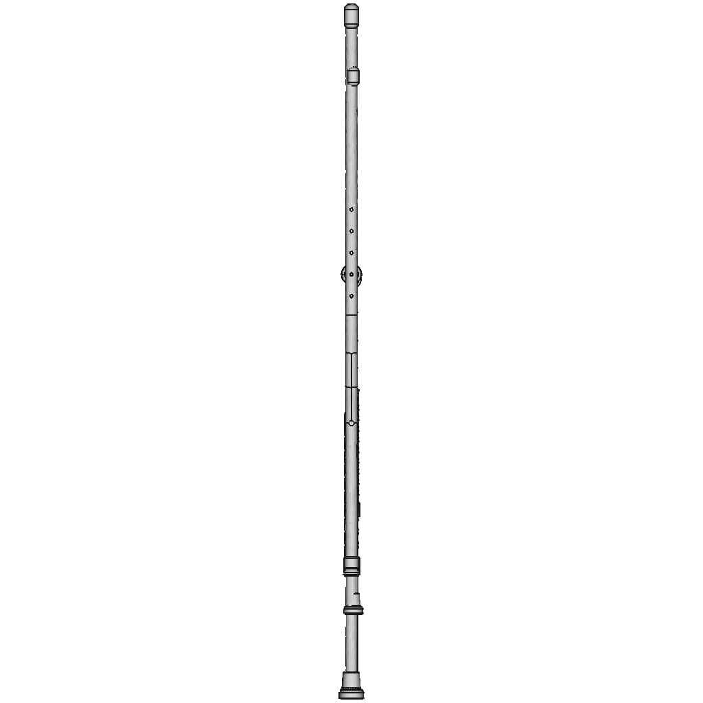 Axillary Crutch Model | 3D Engineering Design File_0_90_degree_snapshot