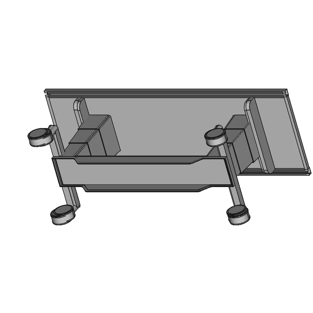 X Ray Table | High-Quality CAD Model_60_30_degree_snapshot