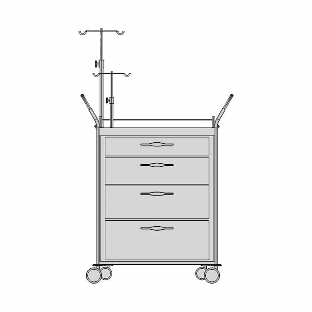 Emergency Trolley - Standard Mechanical Component