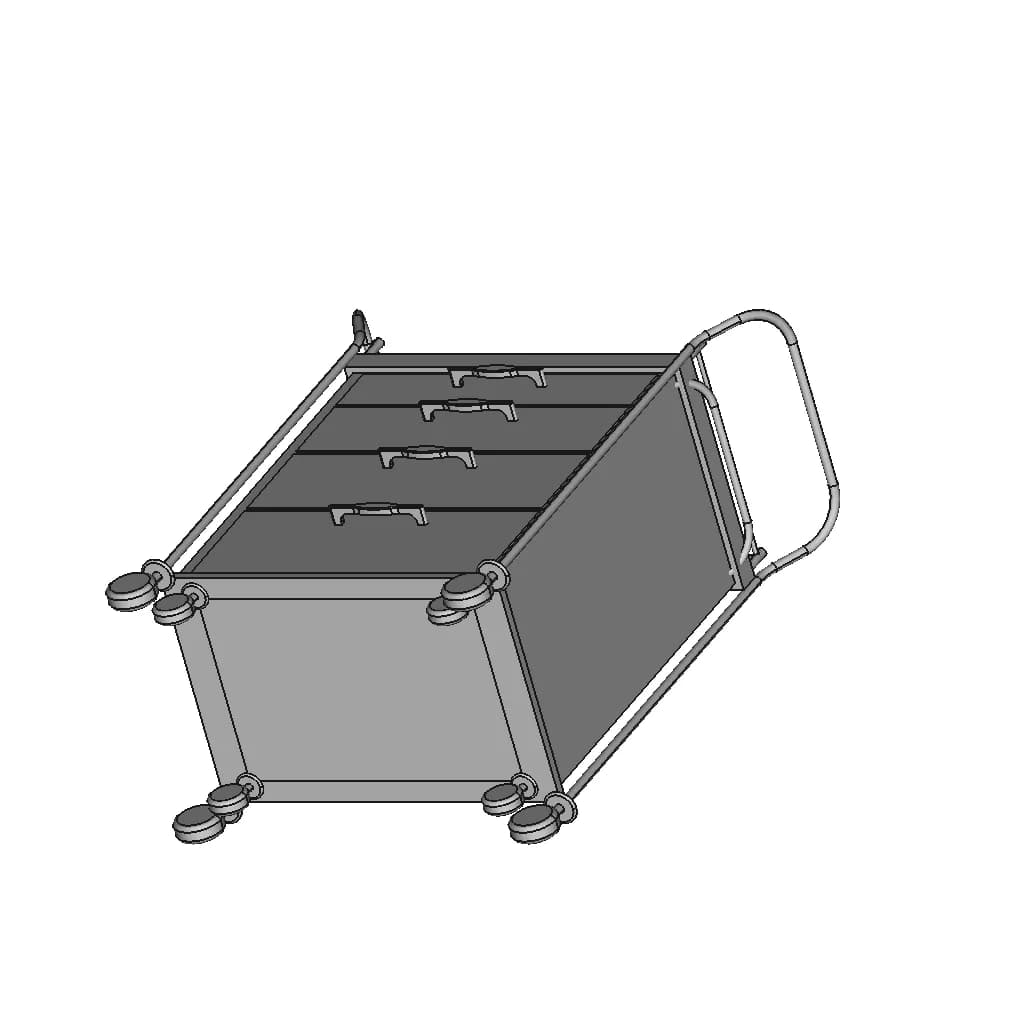 Emergency Trolley - Standard Mechanical Component_60_30_degree_snapshot