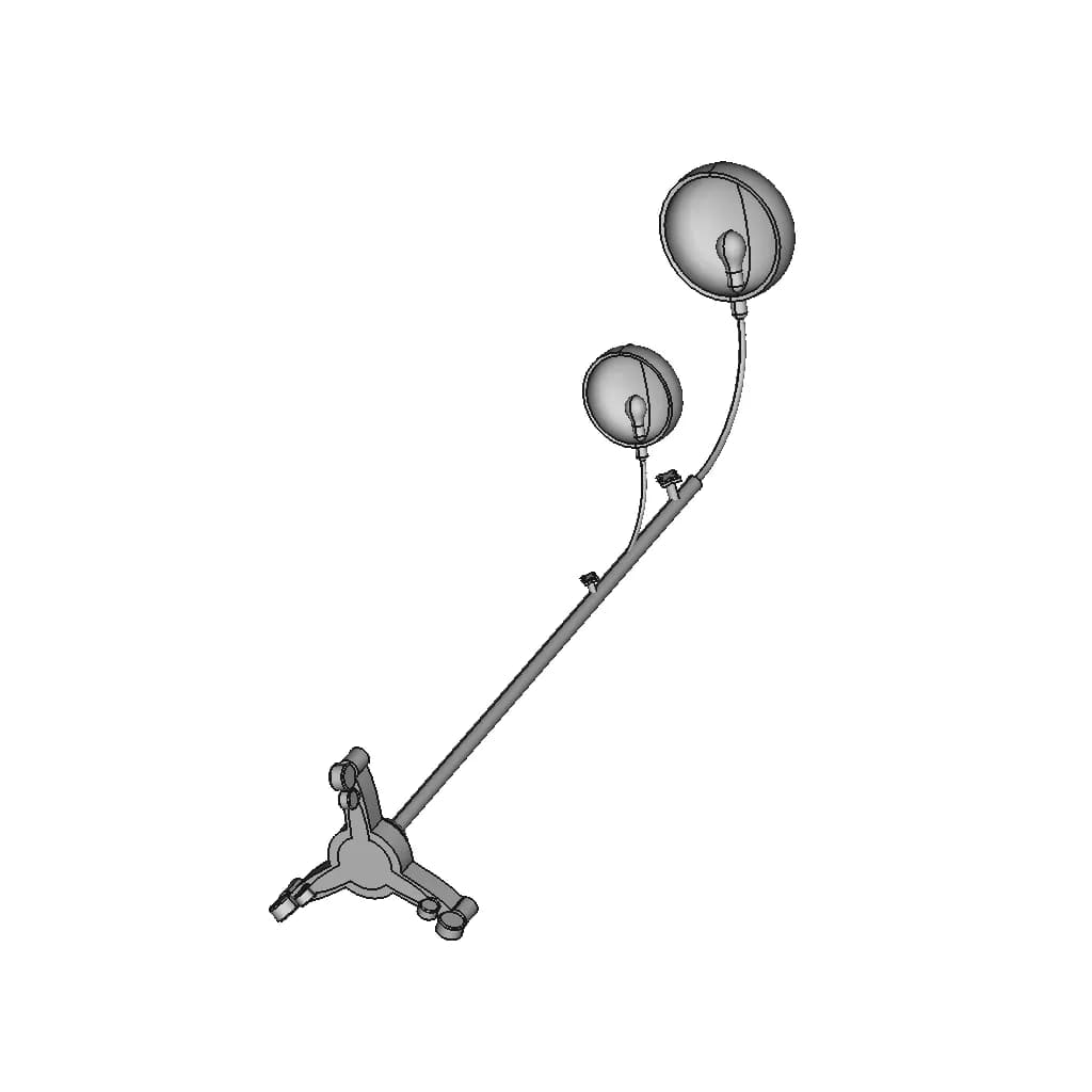 Examination Light | High-Quality CAD Model_60_30_degree_snapshot