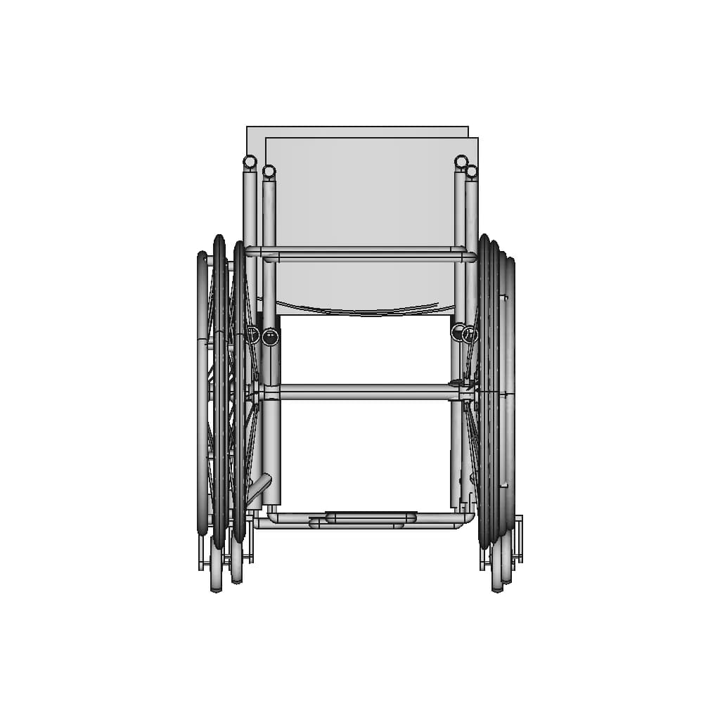 Wheel Chair / Fauteuil Roulant - Standard Mechanical Component_0_90_degree_snapshot