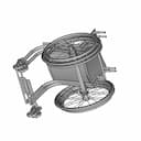 Wheel Chair / Fauteuil Roulant - Standard Mechanical Component_60_30_degree_snapshot