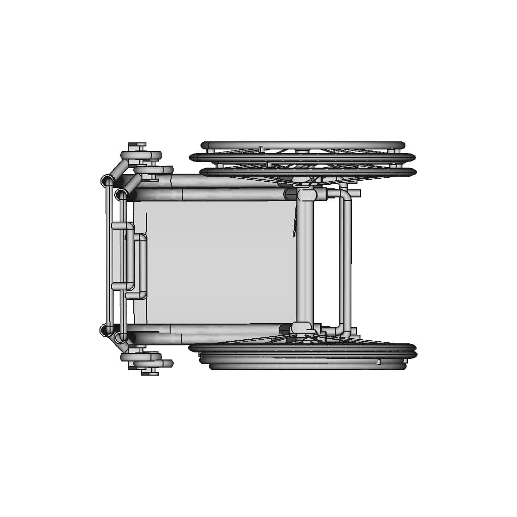 Wheel Chair / Fauteuil Roulant - Standard Mechanical Component_90_0_degree_snapshot