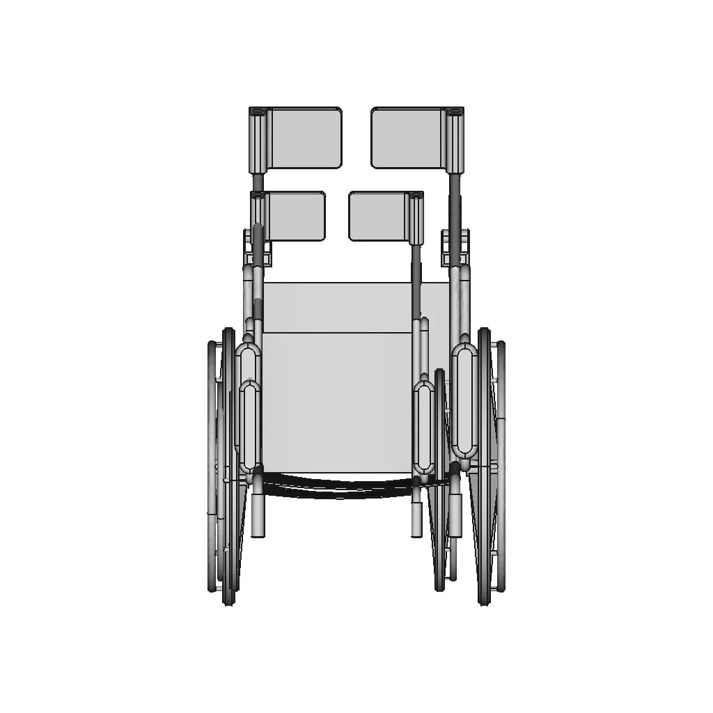 Wheelchair | High-Quality CAD Model_270_0_degree_snapshot