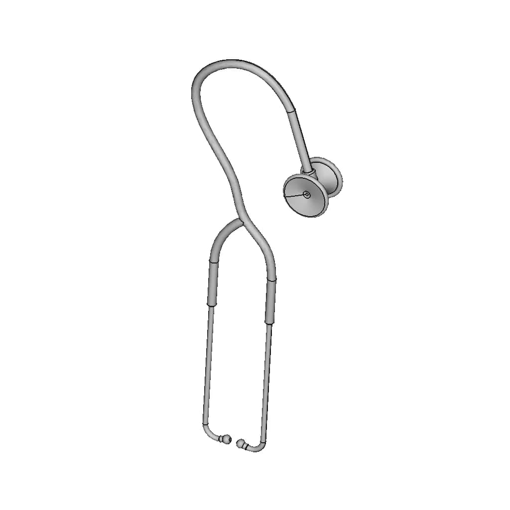Stethoscope | 3D Engineering Design File_60_30_degree_snapshot