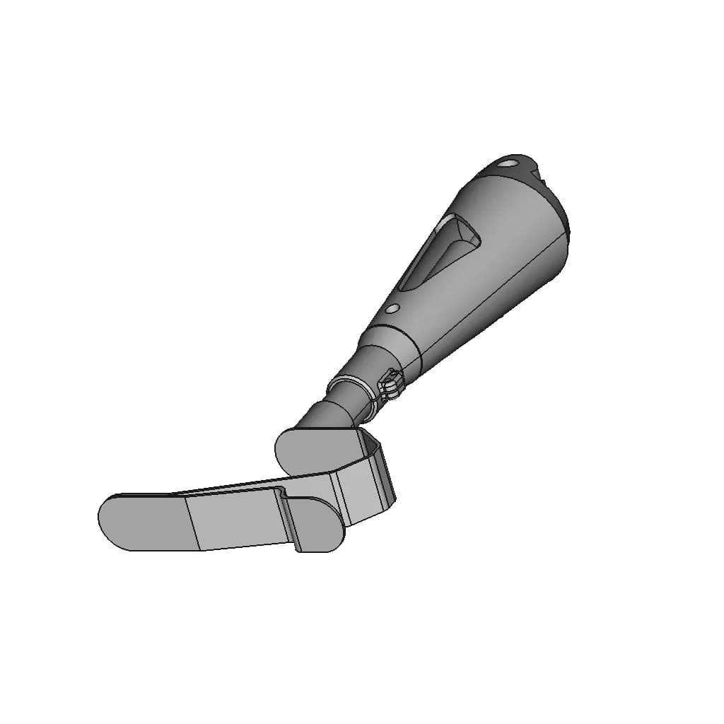Prosthetic Leg | 3D Engineering Design File_60_30_degree_snapshot