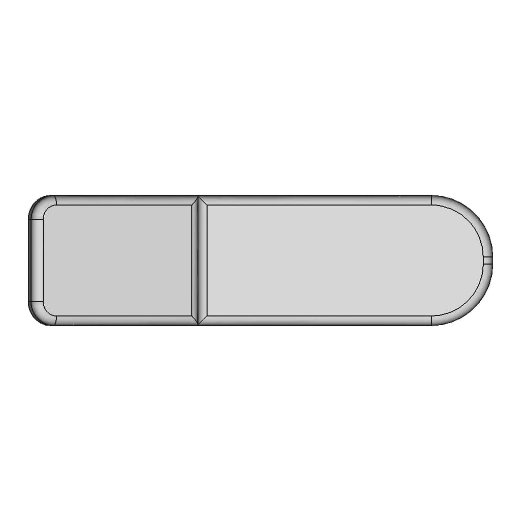 Hospital Examination Bed 01 - Standard Mechanical Component_270_0_degree_snapshot