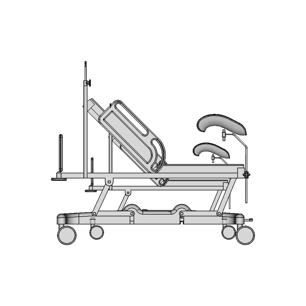 Hospital Ldr Bed - Downloadable CAD Representation_0_270_degree_snapshot