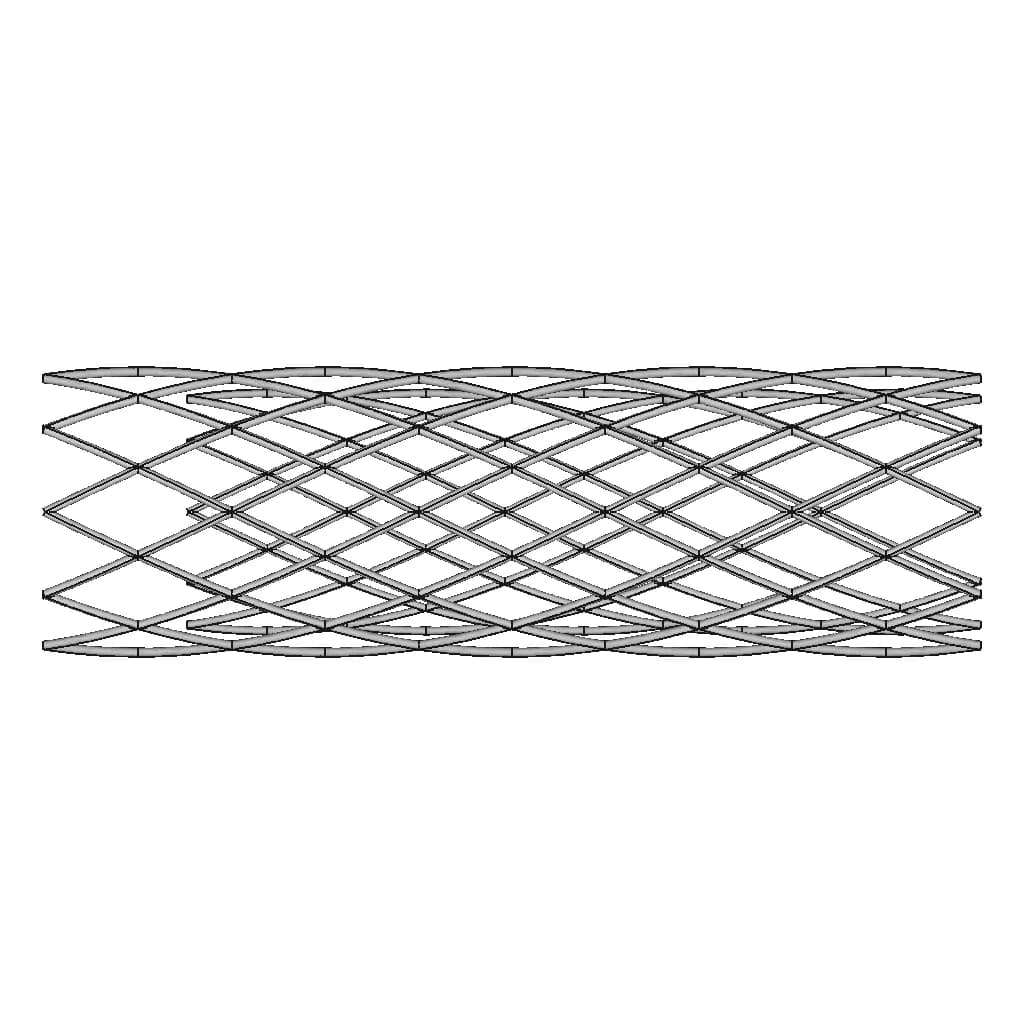 Cardiovascular Stent | 3D Engineering Design File_0_90_degree_snapshot