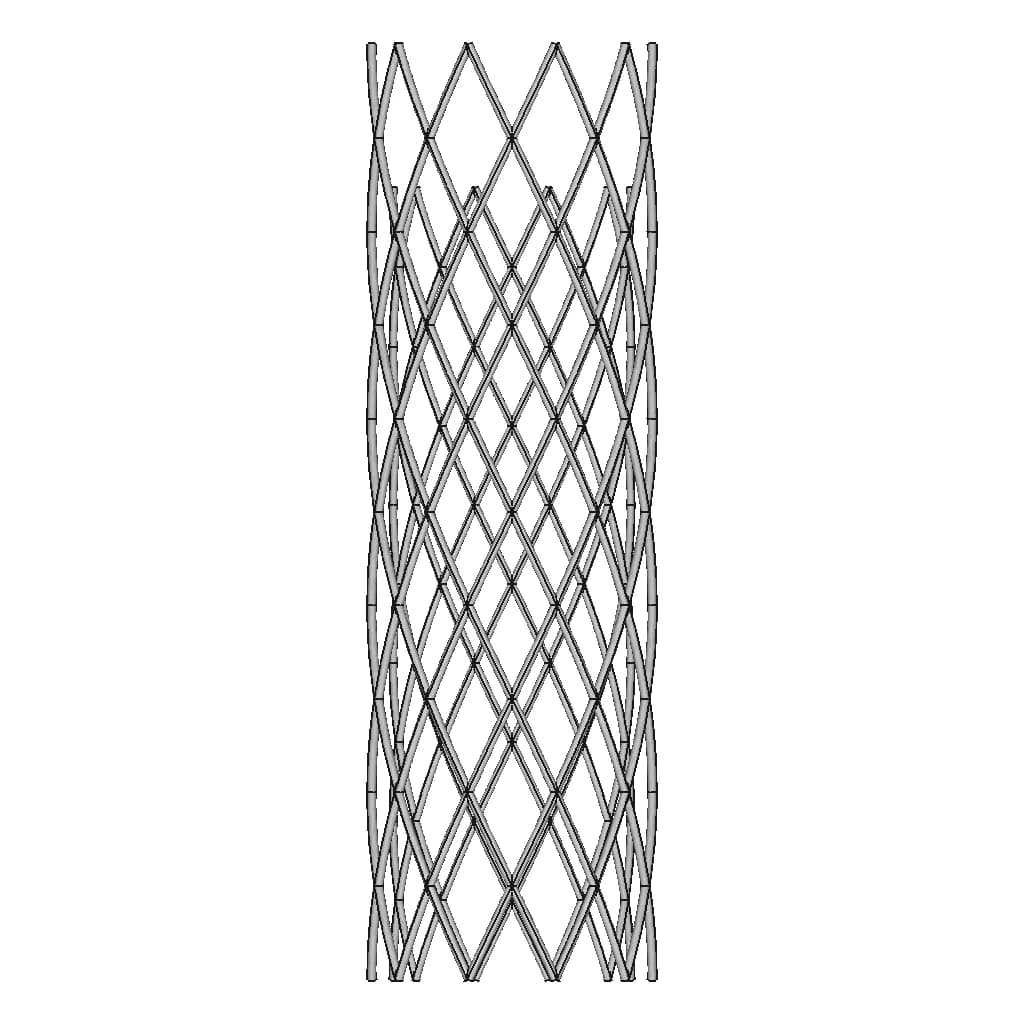 Cardiovascular Stent | 3D Engineering Design File_90_0_degree_snapshot