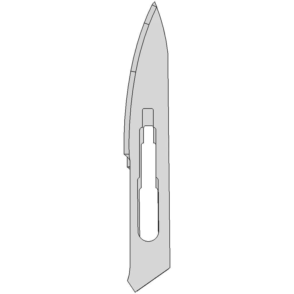 Surgical Blade No-18 | High-Quality CAD Model_0_0_degree_snapshot