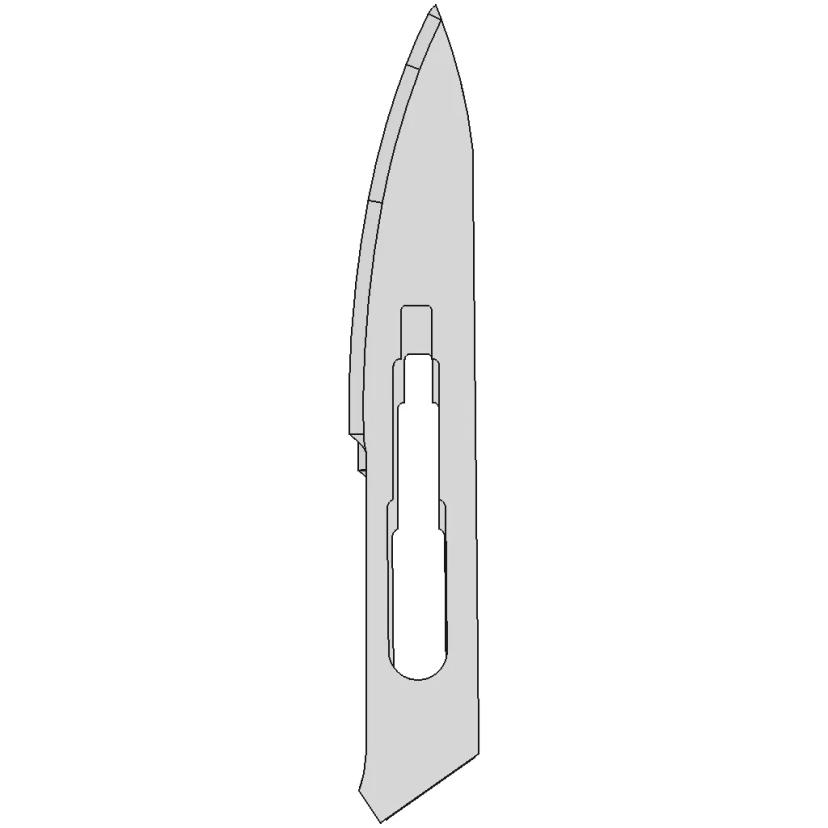 Surgical Blade No-18 | High-Quality CAD Model