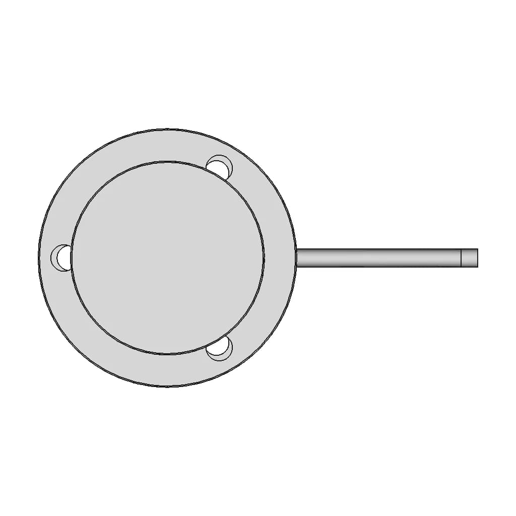 Micro Flat Load Cell 5Kg10Kg 20Kg 50Kg Miniature Compression Sensor - Downloadable CAD Representation_270_0_degree_snapshot