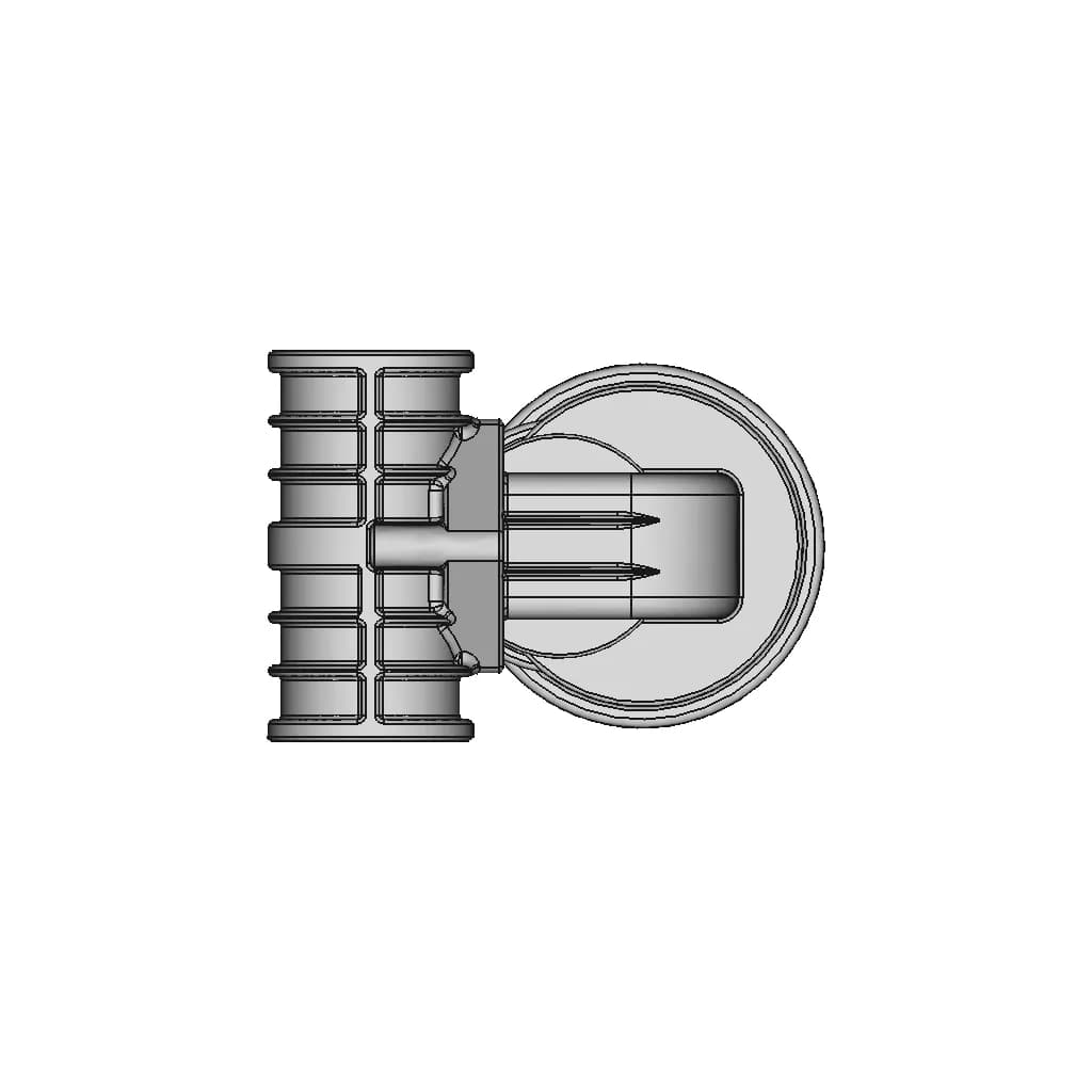 Polyphosphate Salt Feeder 3/4" | 3D Engineering Design File_0_0_degree_snapshot