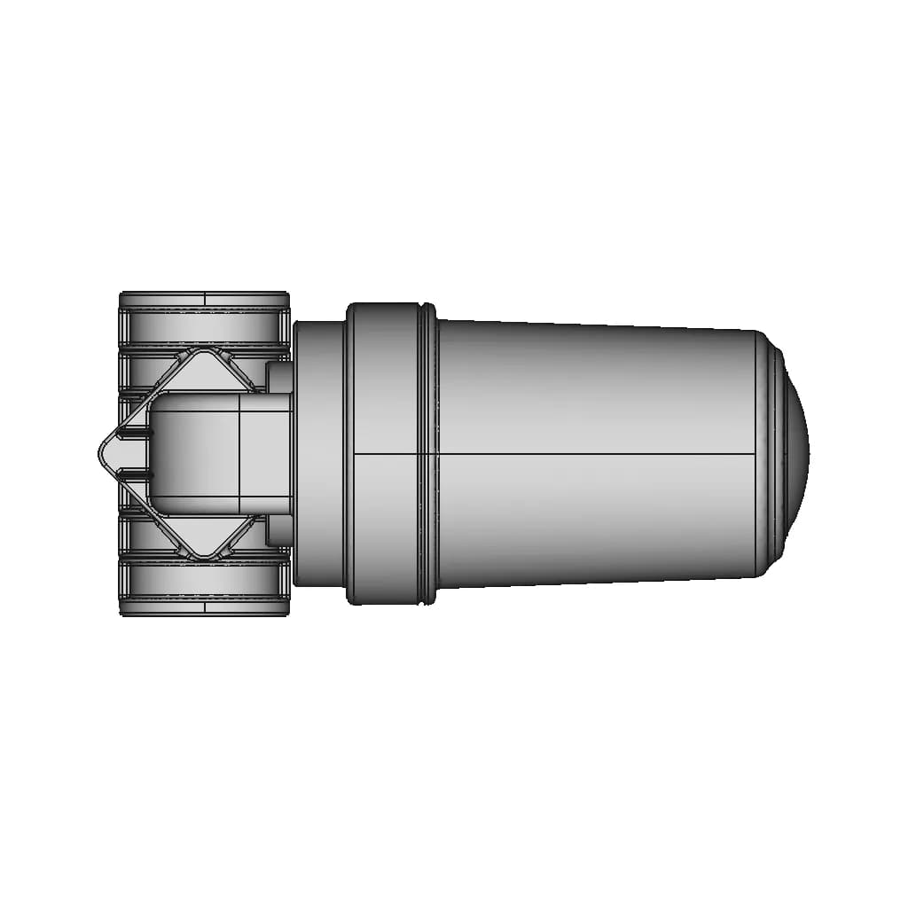 Polyphosphate Salt Feeder 3/4" | 3D Engineering Design File_0_90_degree_snapshot