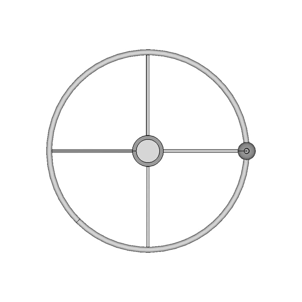 20 Inch Hand Wheel | High-Quality CAD Model_0_0_degree_snapshot