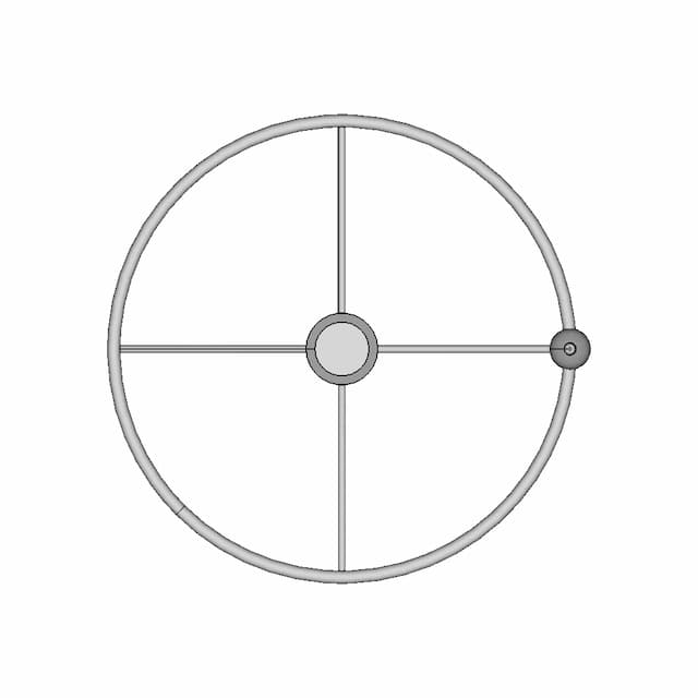 20 Inch Hand Wheel | High-Quality CAD Model