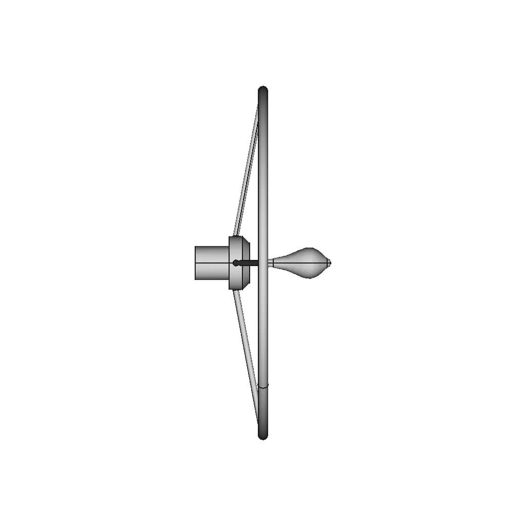 20 Inch Hand Wheel | High-Quality CAD Model_0_270_degree_snapshot