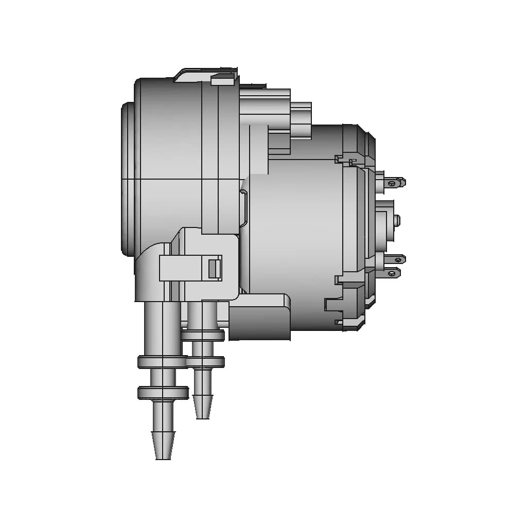 Peristaltic Pump Kprp20-D12S06 - Downloadable CAD Representation_0_90_degree_snapshot