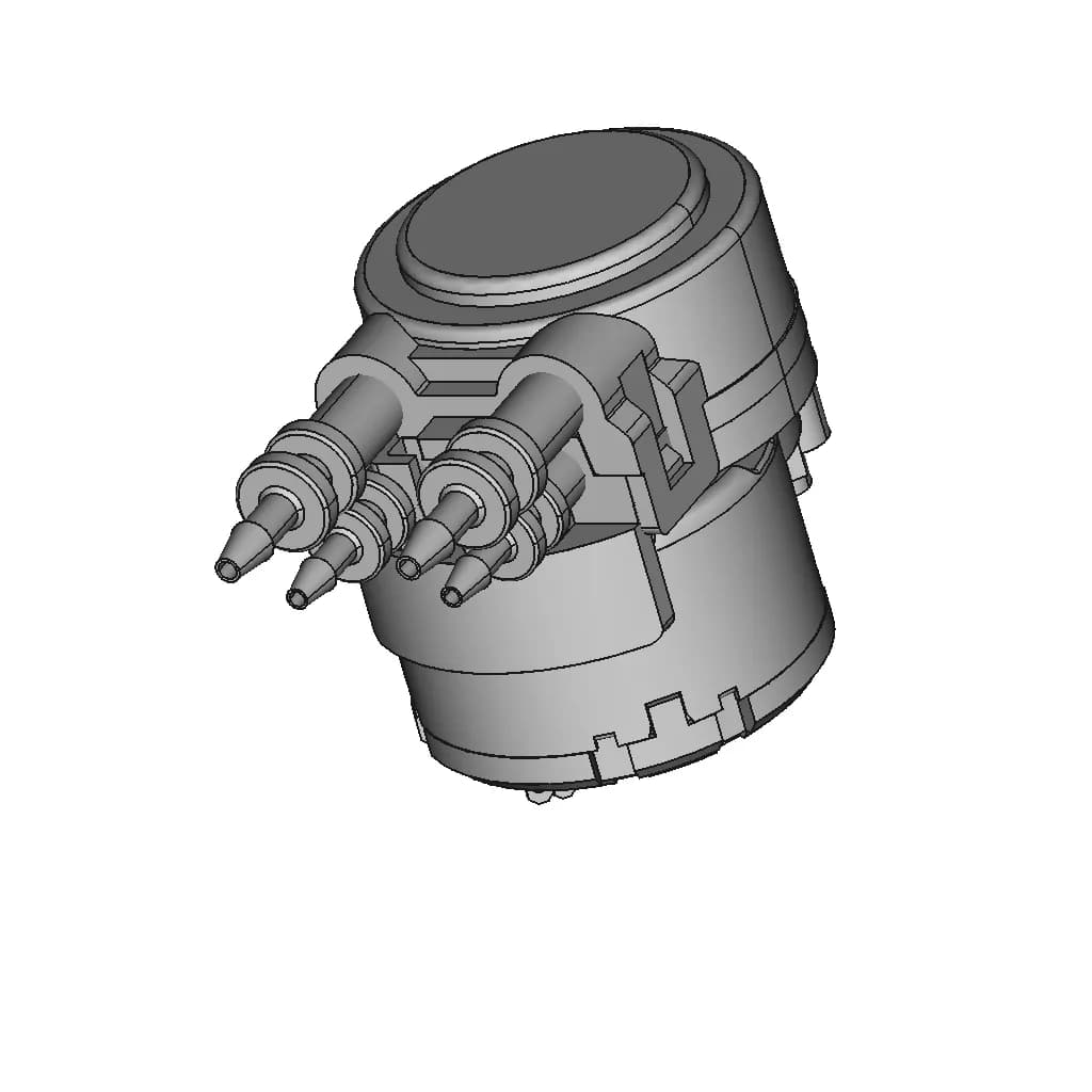 Peristaltic Pump Kprp20-D12S06 - Downloadable CAD Representation_60_30_degree_snapshot