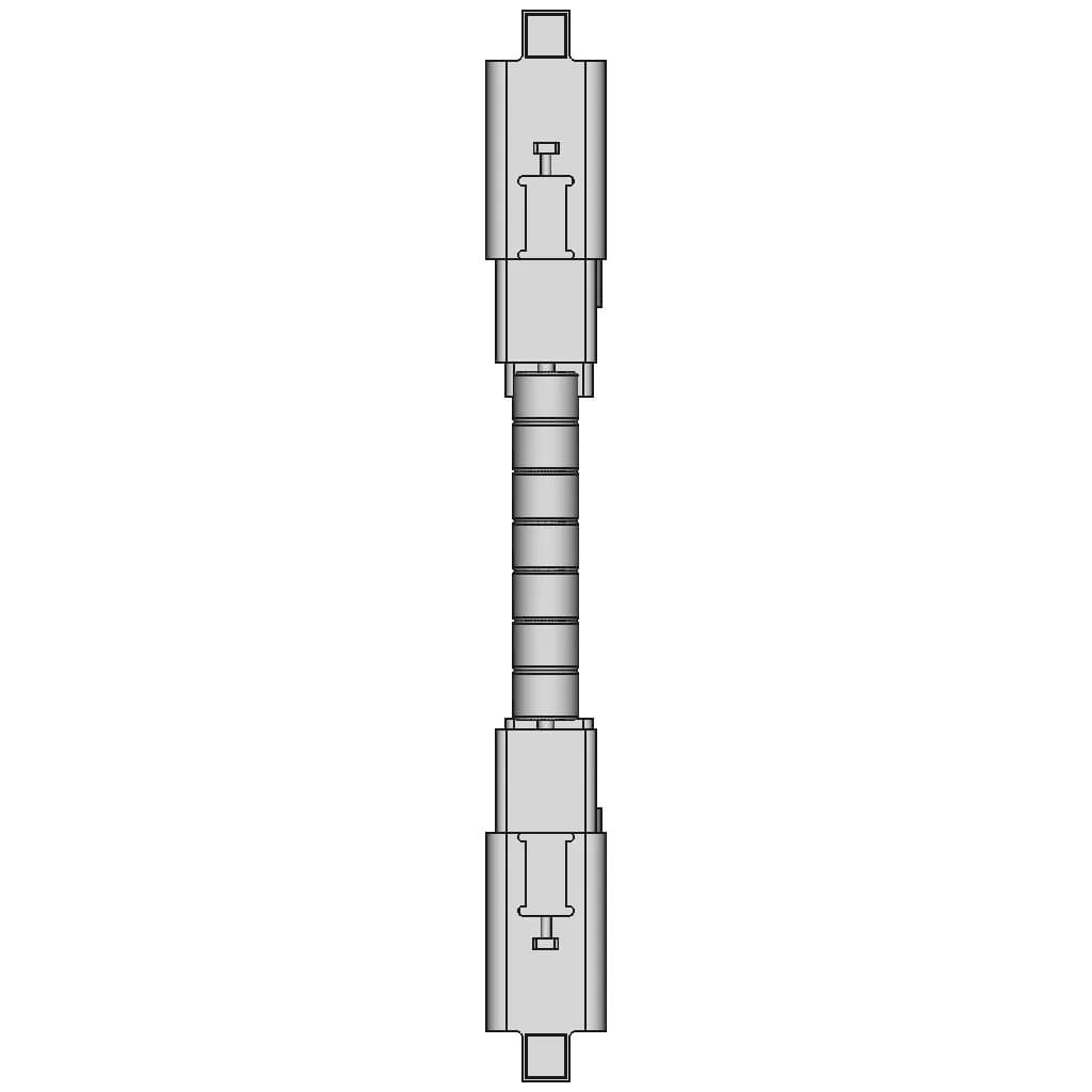 Variable Bending / Twisting Load Rod - Downloadable CAD Representation_270_0_degree_snapshot