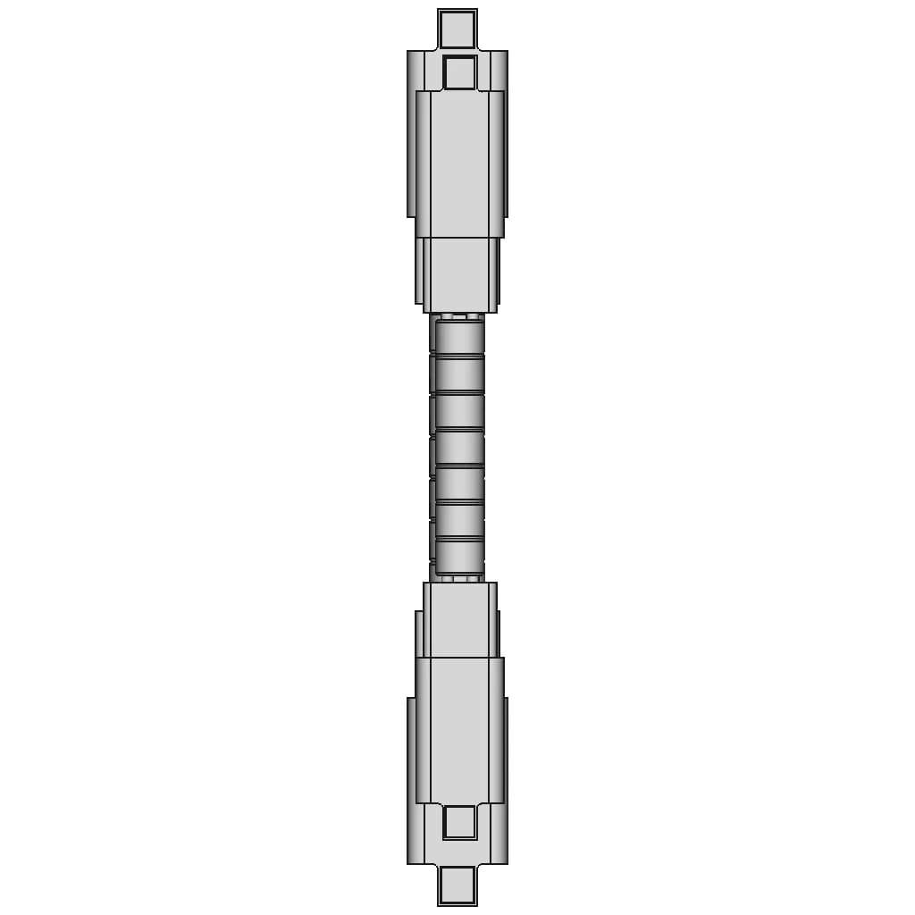 Variable Bending / Twisting Load Rod - Downloadable CAD Representation_90_0_degree_snapshot