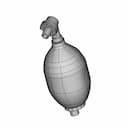Ambu Bag 1600 Ml | High-Quality CAD Model_60_30_degree_snapshot