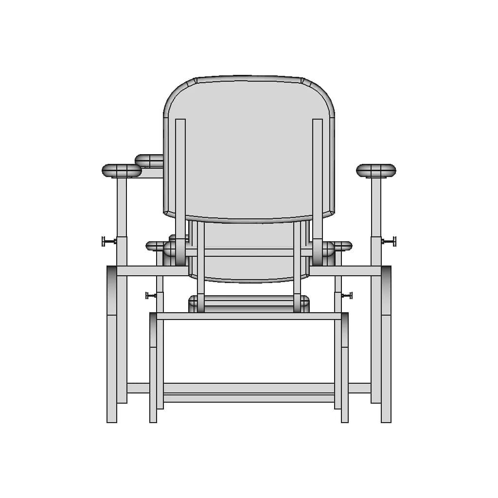 Blood Draw Chair | High-Quality CAD Model_0_0_degree_snapshot