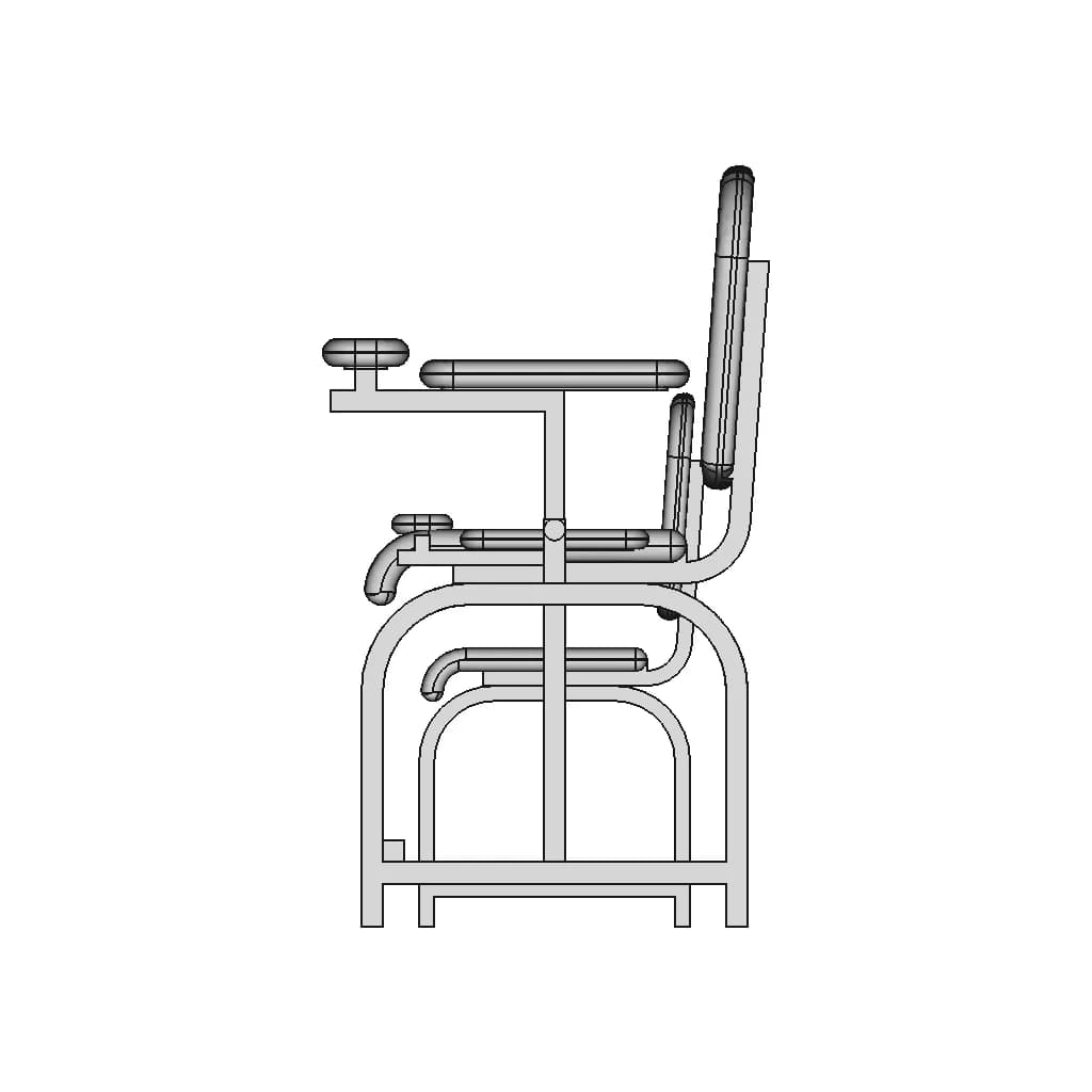 Blood Draw Chair | High-Quality CAD Model_0_270_degree_snapshot
