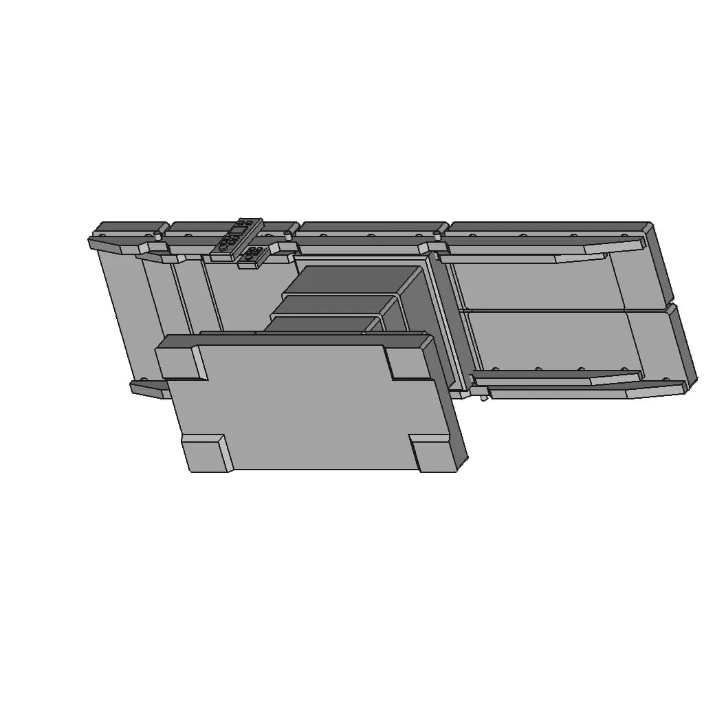 Surgical Table & Operating Room Table - Standard Mechanical Component_60_30_degree_snapshot