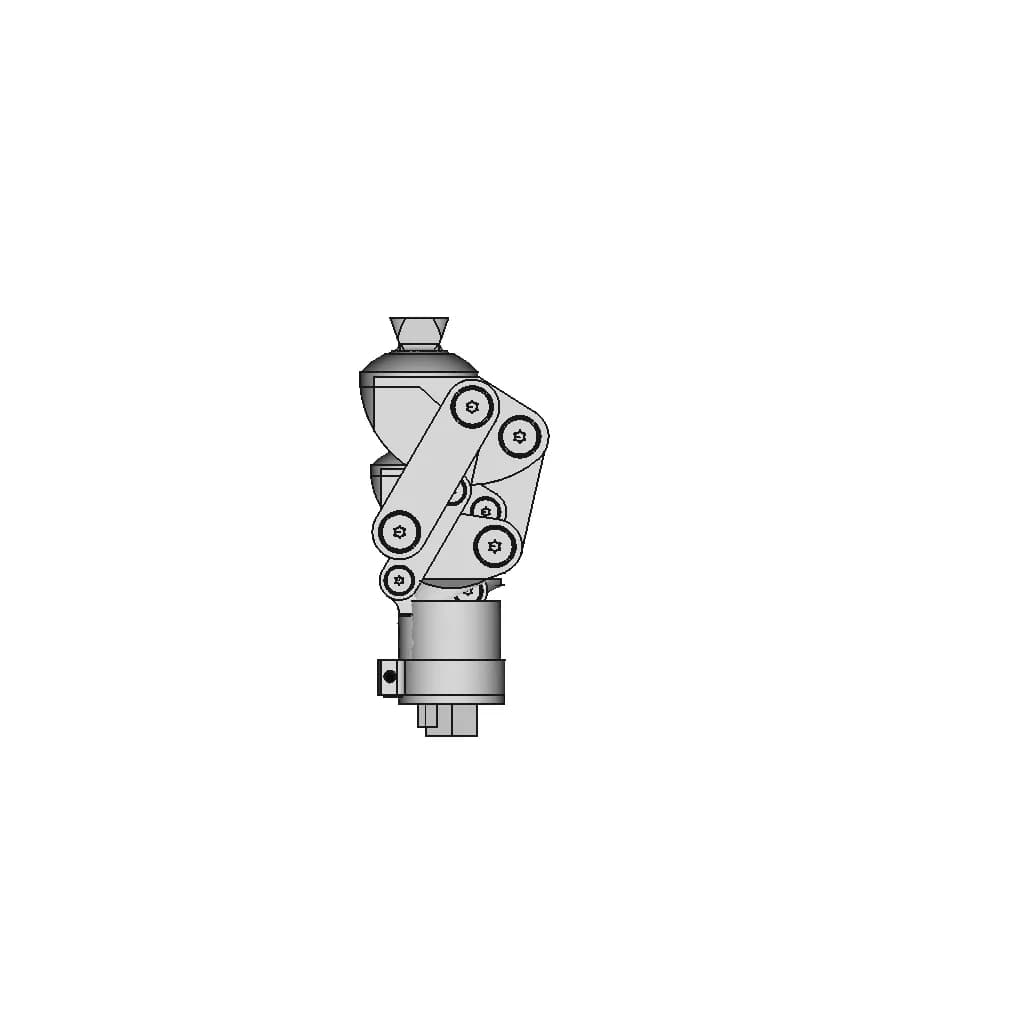 Polycentric Prosthetic Knee | 3D Engineering Design File_0_0_degree_snapshot
