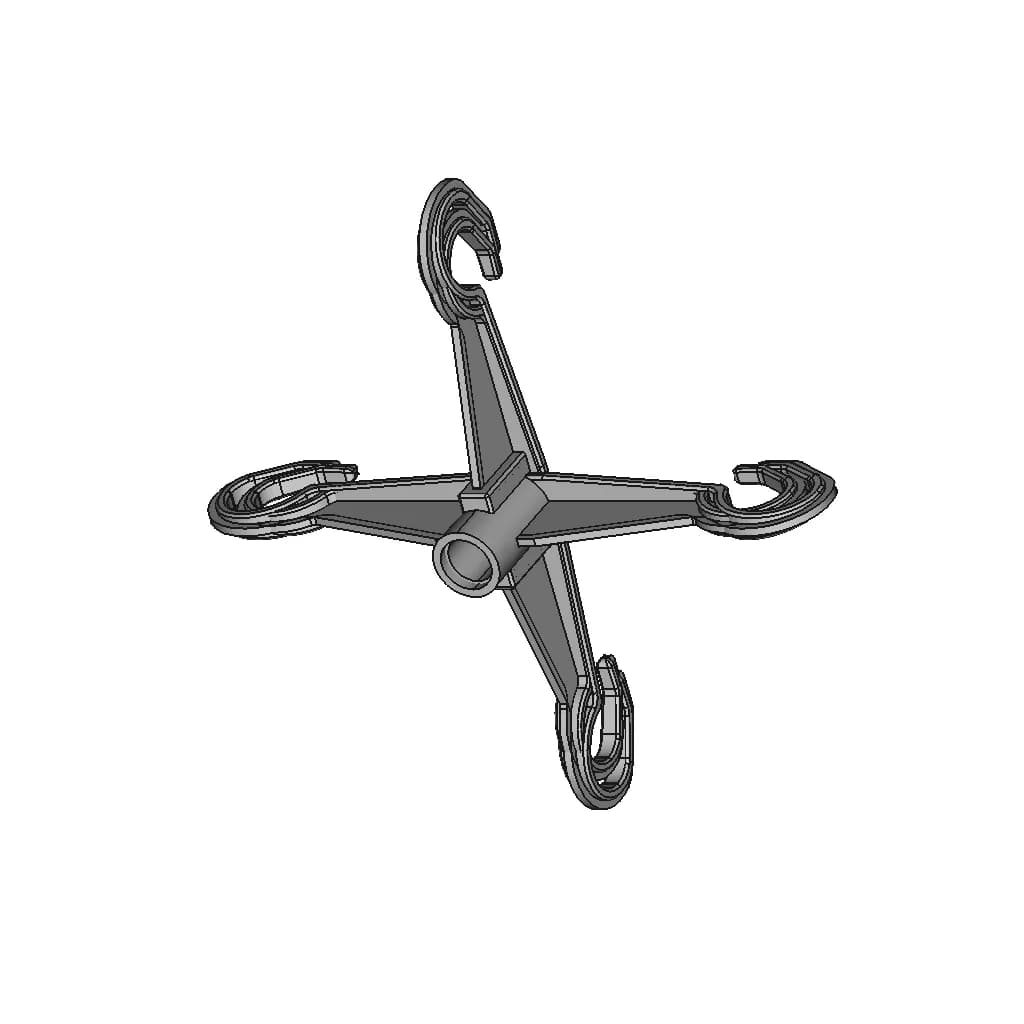 Suporte Hospitalar | High-Quality CAD Model_60_30_degree_snapshot