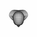 Generic Human Head | 3D Engineering Design File_270_0_degree_snapshot